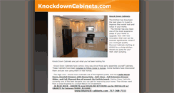 Desktop Screenshot of knockdowncabinets.com