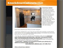 Tablet Screenshot of knockdowncabinets.com